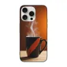 iPhone 15/Pro/Max Coffee Cup Texture Phone Case - okomall