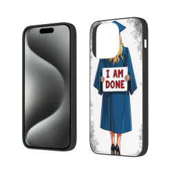 iPhone 15/Pro/Max 手機殼 - 優雅少女風客製 | OKOMALL