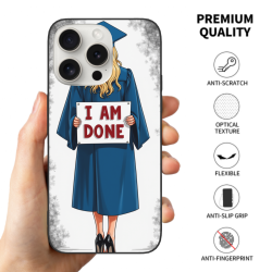 iPhone 15/Pro/Max 手機殼 - 優雅少女風客製 | OKOMALL
