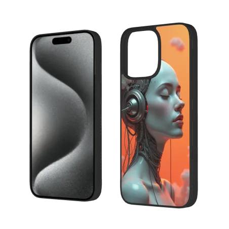 赛博未来女神 iPhone 15/Pro/Max 手机壳 - okomall