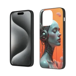 赛博未来女神 iPhone 15/Pro/Max 手机壳 - okomall