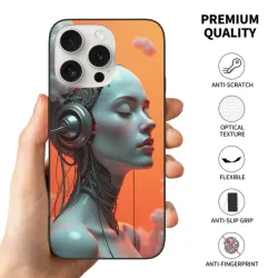 赛博未来女神 iPhone 15/Pro/Max 手机壳 - okomall