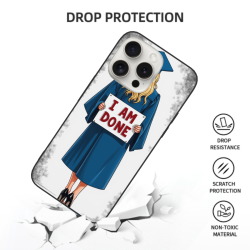 iPhone 15/Pro/Max 手機殼 - 優雅少女風客製 | OKOMALL