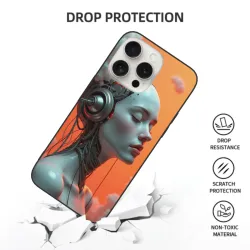 赛博未来女神 iPhone 15/Pro/Max 手机壳 - okomall