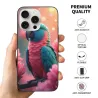 iPhone 15/Pro/Max 鹦鹉花卉手机壳 - okomall