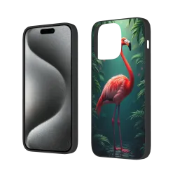 iPhone 15/Pro/Max 火烈鸟手机壳 - okomall.com