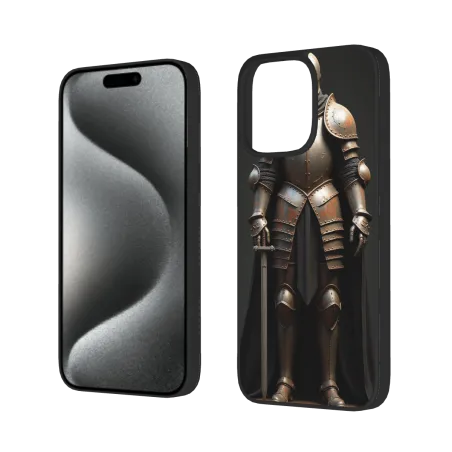 中世纪骑士盔甲iPhone 15 Pro/Pro Max手机壳 - okomall