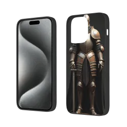 中世纪骑士盔甲iPhone 15 Pro/Pro Max手机壳 - okomall