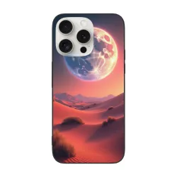 iPhone 15/Pro/Max 星空山峦手机壳 - 梦幻日落 | OKOMALL