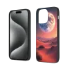 iPhone 15/Pro/Max 星空山峦手机壳 - 梦幻日落 | OKOMALL