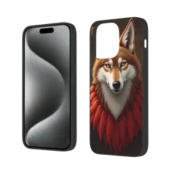 狼影守护者 iPhone 15/15 Pro/15 Pro Max 手机壳 - okomall