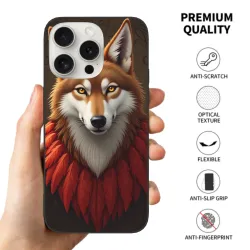 狼影守护者 iPhone 15/15 Pro/15 Pro Max 手机壳 - okomall