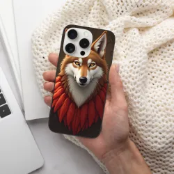 狼影守护者 iPhone 15/15 Pro/15 Pro Max 手机壳 - okomall