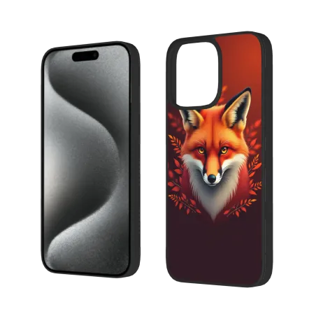 iPhone 15/Pro/Max 狐狸森林手机壳 - okomall.com