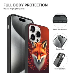 iPhone 15/Pro/Max 狐狸森林手机壳 - okomall.com