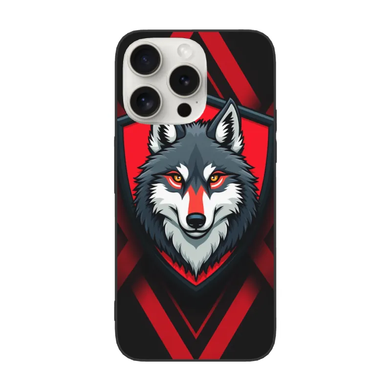 iPhone 15/Pro/Max 狼之怒 手机壳 - 狂野狼头个性保护壳 | OKOMALL