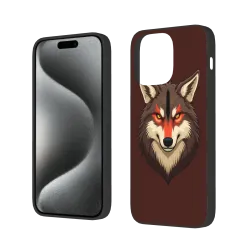 iPhone 15/Pro/Max 狼头手机壳 - 狂野力量 | OKOMALL