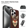 iPhone 15/Pro/Max 狼头手机壳 - 狂野力量 | OKOMALL