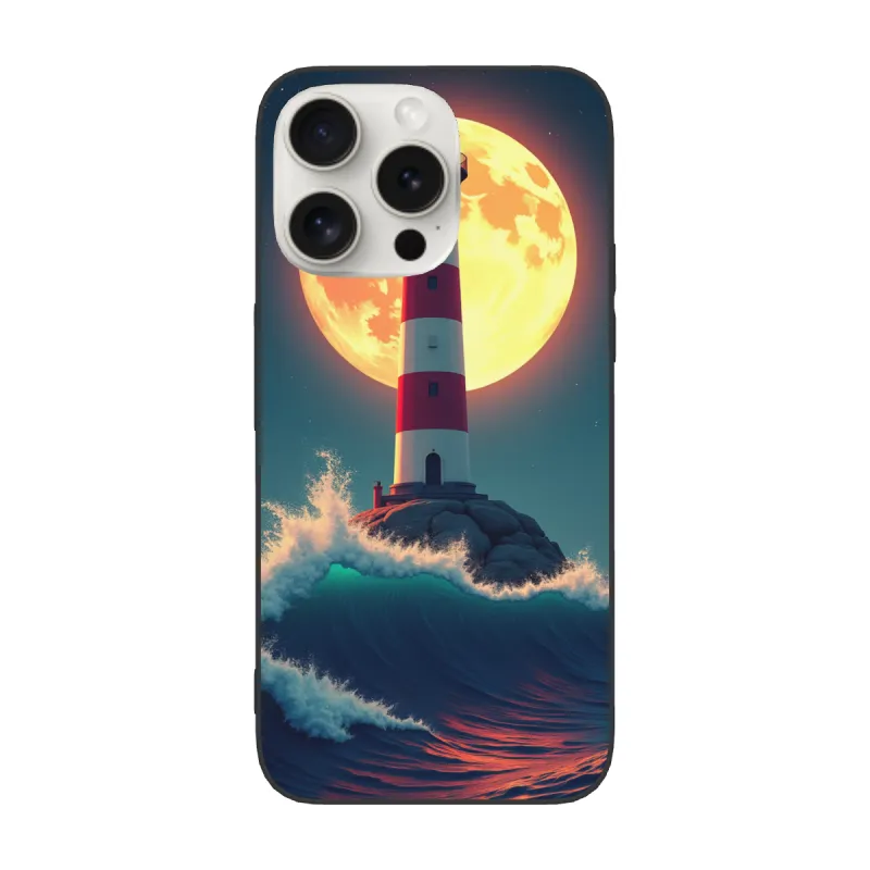 星夜灯塔 iPhone 15/15 Pro/15 Pro Max 手机壳 - okomall