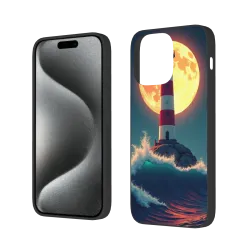 星夜灯塔 iPhone 15/15 Pro/15 Pro Max 手机壳 - okomall
