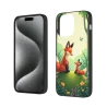 iPhone 15/Pro/Max 狐狸森林主题手机壳 - OKOMALL