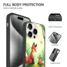 iPhone 15/Pro/Max 狐狸森林主题手机壳 - OKOMALL