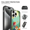 iPhone 15/Pro/Max 森林少女与红狐手机壳 - OKOMALL