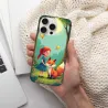 iPhone 15/Pro/Max 森林少女与红狐手机壳 - OKOMALL