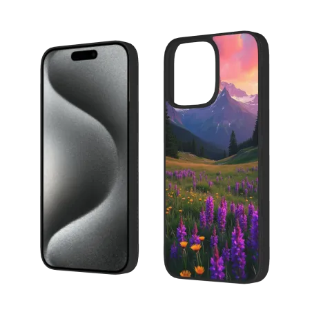 iPhone 15/Pro/Max 手机壳 - 梦幻山谷全屏手机壳 | OKOMALL
