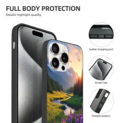 iPhone 15/Pro/Max 手机壳 - 晨曦山谷 | okomall.com
