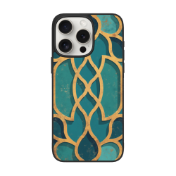 Coque pour iPhone 15/Pro/Max avec texture géométrique - okomall