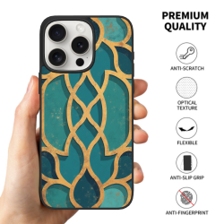 iPhone 15/Pro/Max 几何图案纹理手机壳 - okomall