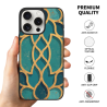 Coque pour iPhone 15/Pro/Max avec texture géométrique - okomall