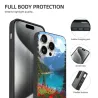 iPhone 15/Pro/Max 手机壳 - 湖光山色花海 | OKOMALL