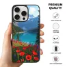 iPhone 15/Pro/Max 手机壳 - 湖光山色花海 | OKOMALL