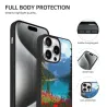 iPhone 15/Pro/Max 手机壳 - 湖光山色花海 | OKOMALL