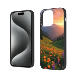 iPhone 15/Pro/Max 手机壳 - 绚丽山野花海 | OKOMALL