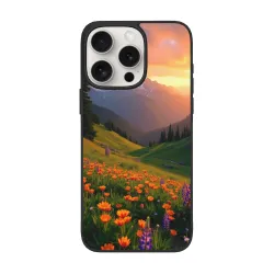 iPhone 15/Pro/Max 手机壳 - 绚丽山野花海 | OKOMALL