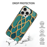 Coque pour iPhone 15/Pro/Max avec texture géométrique - okomall