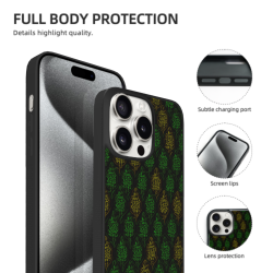 iPhone 15/Pro/Max 叶片纹理手机壳 - okomall