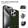 حافظة iPhone 15/Pro/Max بنسيج الأوراق - okomall