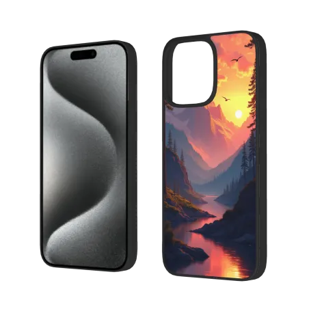 iPhone 15/Pro/Max 手机壳 - 山林暮色系列 | okomall
