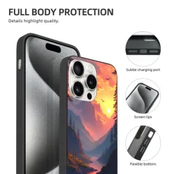 iPhone 15/Pro/Max 手机壳 - 山林暮色系列 | okomall