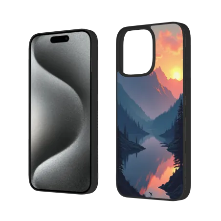 iPhone 15/Pro/Max Mountain Mist Phone Case - OKOMALL