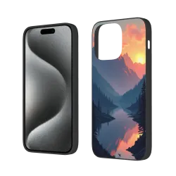 iPhone 15/Pro/Max Mountain Mist Phone Case - OKOMALL