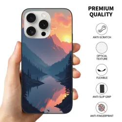 iPhone 15/Pro/Max Mountain Mist Phone Case - OKOMALL