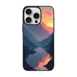 iPhone 15/Pro/Max Mountain Mist Phone Case - OKOMALL