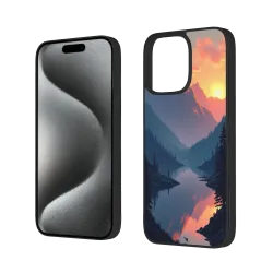 iPhone 15/Pro/Max Mountain Mist Phone Case - OKOMALL