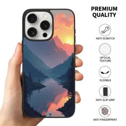 iPhone 15/Pro/Max Mountain Mist Phone Case - OKOMALL