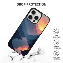 iPhone 15/Pro/Max Mountain Mist Phone Case - OKOMALL